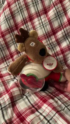 hallmark plush reindeer