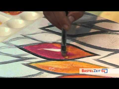 Bastelzeit TV 12 - Part 2 - Acrylmalerei