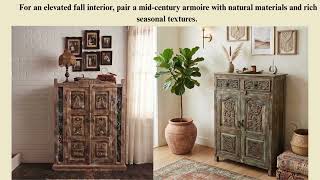 Mid-Century Armoires, Sandwashed Patinas & the Beauty of Fall #armoire #antiquefurniture screenshot 1
