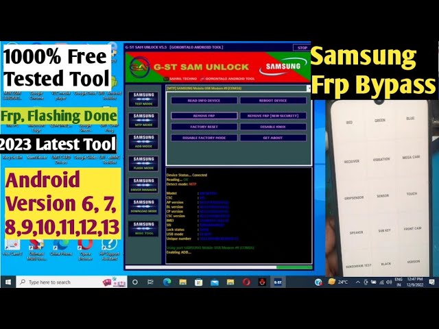 ACT SAM FRP Tool V1 Direct FREE Samsung FRP Unlock Bypass Tool