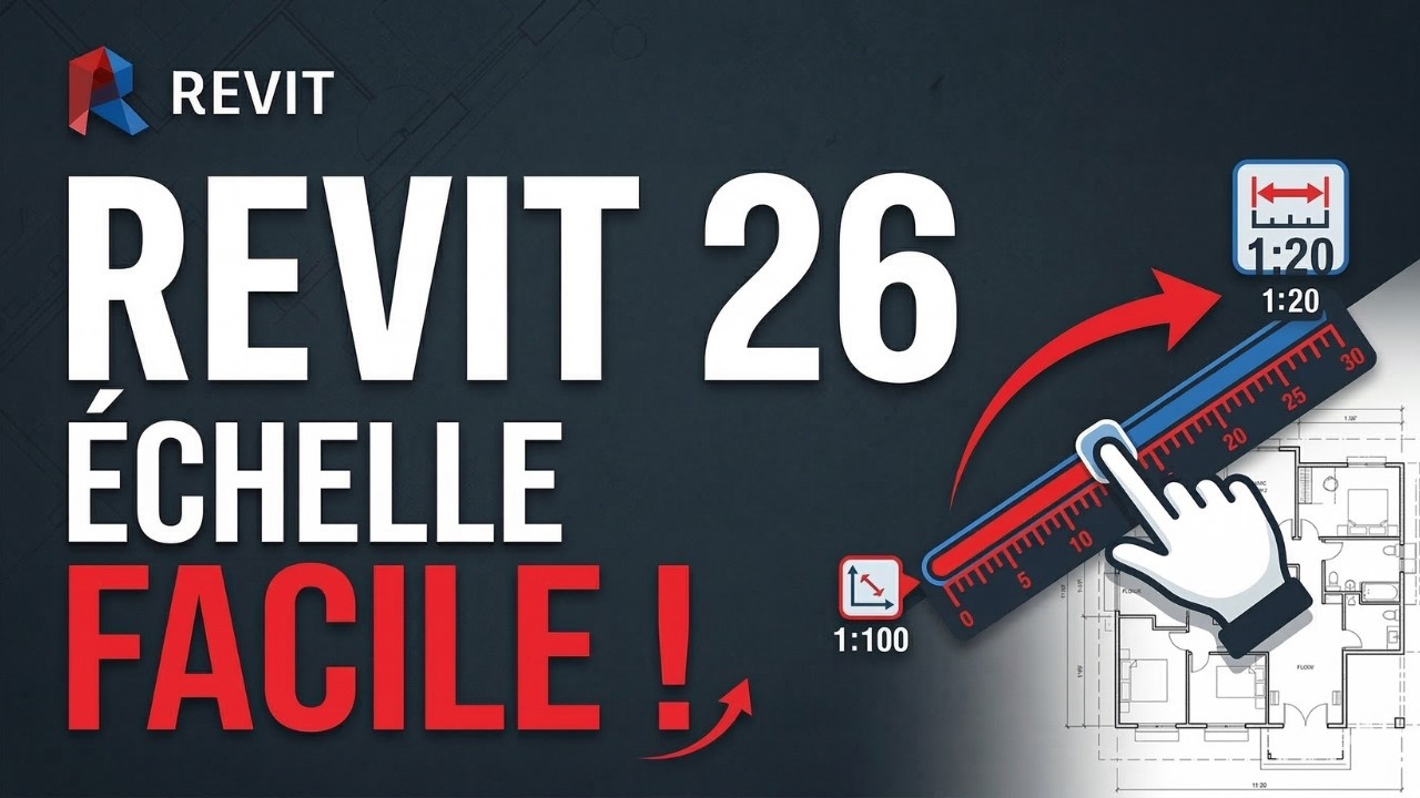 Comment mettre un plan a l'échelle dans Revit 26 ?