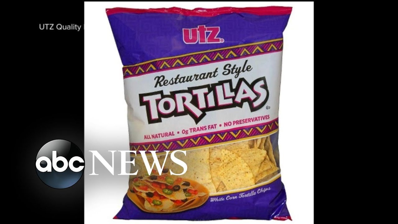 National recall on UTZ tortilla chips YouTube