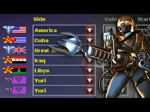 Red Alert 2 | Let's Roll Hard Combination | (6 vs 1 + Superweapons)