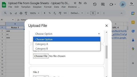 Apps Script - Upload File from Google Sheets - Upload To Different Folder Part 2 (Member)