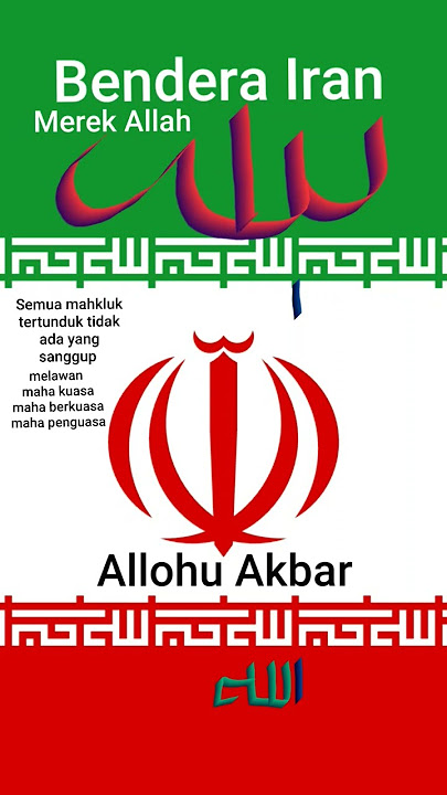 Iran bersama Alloh subhanahu wa ta'ala,semua mahkluk tertunduk di hadapan Allah swt