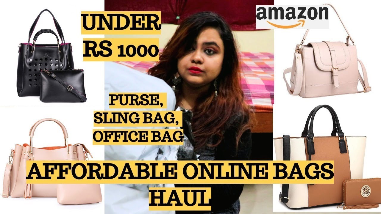 Handbags under Rs. 500 | Affordable handbag haul | Amazon high rating ...