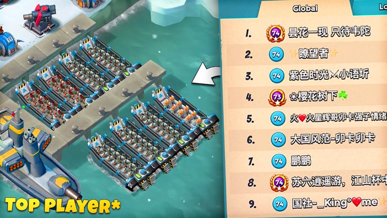 Copying the TOP PLAYERS in Boom Beach