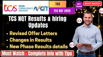 🔥 TCS NQT Interview Results 2025 Updates | Phase Wise Result & Offer Letter Mail Explained