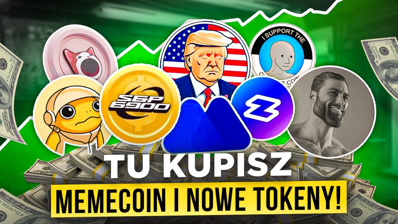 Gdzie kupić MEMECOIN i NOWE TOKENY na RYNKU KRYPTOWALUT? - MEXC - TOP w  2025!