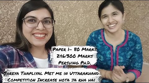 Success Story | Shreya 246 Marks JRF | 2023 | Pursuing Ph.D. Met me in Uttarakhand