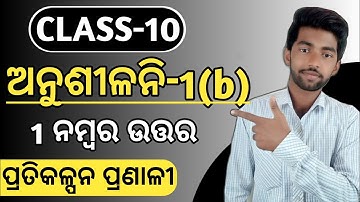 10th class maths exercise 1b question answer in odia | number 1 method of substitution