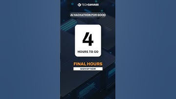 4 Hours to Go for Ai Hackathon | Techcanvass