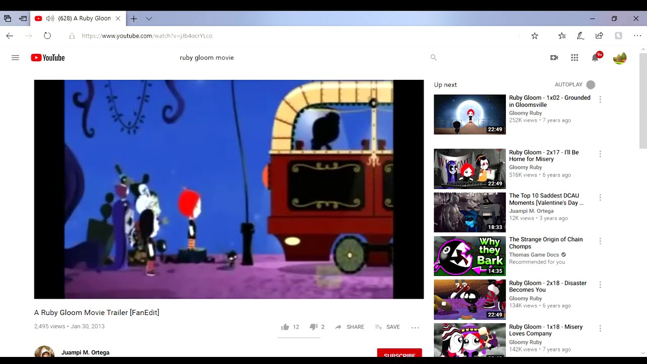 Ruby gloom trailer reaction vid!!!! - YouTube