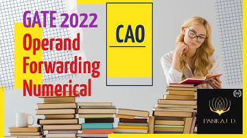 9.1 CAO | GATE 2022 | Numerical on Operand Forwarding|Data Forwarding #coa #gate #gate2022 #gateexam
