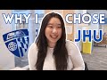Why i chose johns hopkins university