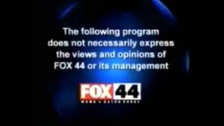 WGMB Paid Program Disclaimer Opening Early to Mid 2000s