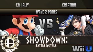 Showdown Battle Royale WAVE 2 POOLS - C9 | Ally (Mario) vs Creation (Bayonetta)