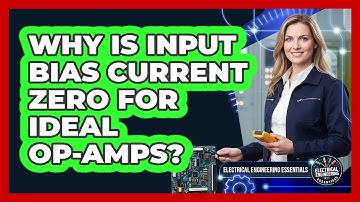 Why Is Input Bias Current Zero For Ideal Op-Amps?