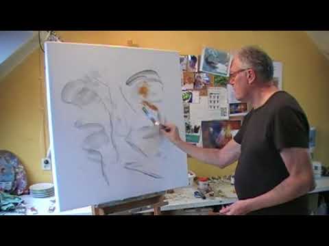 Super Abstract schilderen leren bij Ron Schouten deel 1 - YouTube WY-18