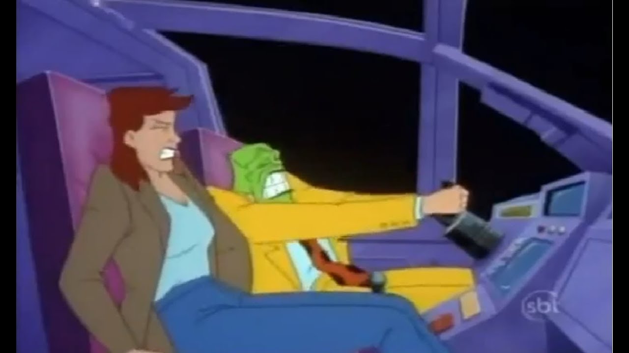 DESENHO O MÁSKARA - MÁSKARA VIAJA PARA O FUTURO