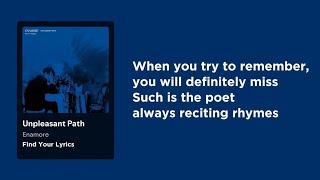1 hour || Enamore - Unpleasant Path (Lyrics)