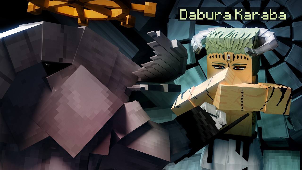Most CINEMATIC Jujutsu Kaisen Addon of All Time... Dabura Karaba Vs. Mahoraga in Minecraft