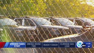 Syracuse man makes up a story to avoid a speeding ticket