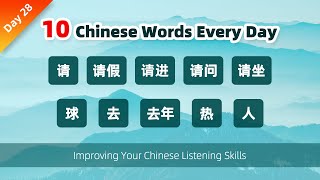 Beginner Chinese Words| Day 28
