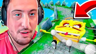 GOLF IT! SE NOS APARECE UN BOB ESPONJA MORIBUNDO!