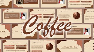 Coffee Powerpoint Template | Animated Slide | Aesthetic PPT | FREE TEMPLATE