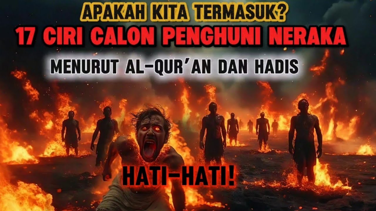 HATI-HATI! 17 Ciri Calon Penghuni Neraka yang Dijelaskan dalam Al-Qur’an dan Hadis