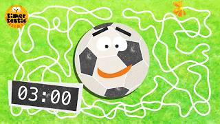 3 Minute Football World Cup Bomb Timer ⚽💣 | Soccer Countdown Explosion in 4K