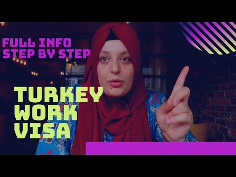 वीडियो: में तुर्की के लिए वर्क वीजा के लिए आवेदन कैसे करें
