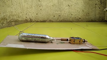 CO2 ejection, test #001. 5N Solenoid