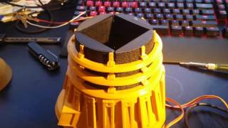 Test Of The 3D Printed Dalek Head Movement