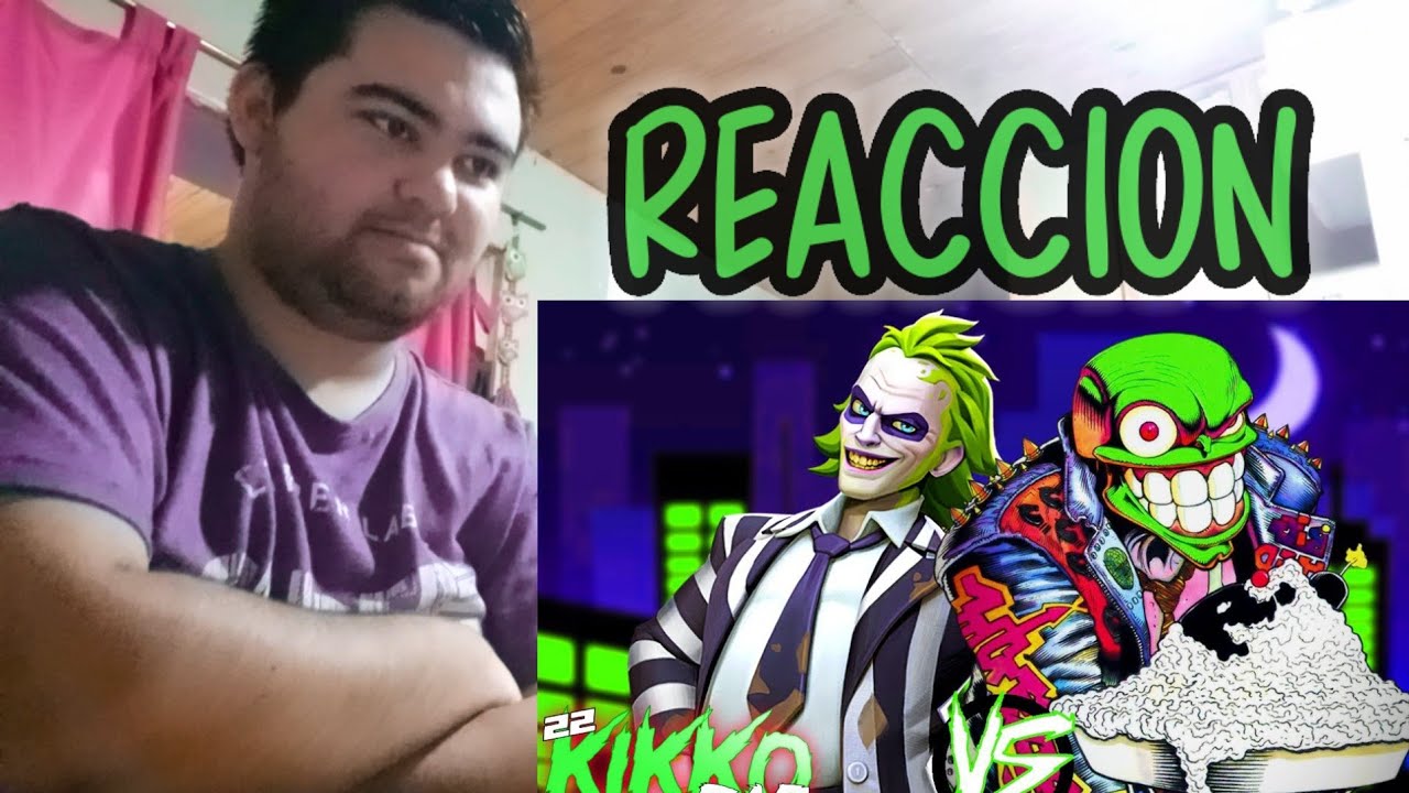BEETLEJUICE VS THE MASK || BATALLA DE RAP T1 || KIKKO RAP || REACCION ...