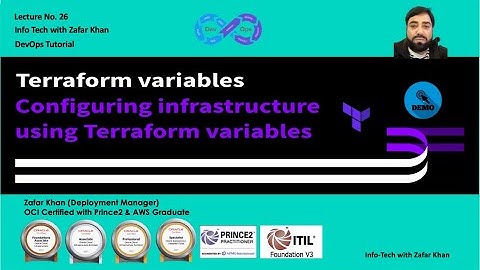Infrastructure Configuration using Terraform Variables | Info-Tech with Zafar Khan