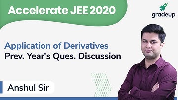 Application Of Derivatives | Previous Year Questions | Class 12 Maths | JEE Main 2020 | Gradeup JEE
