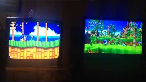 Classic sonic/generations jump physics comparison