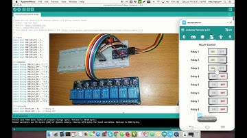 Control home devices with Arduino Remote LITE in Relay Control Mode via Bluetooth