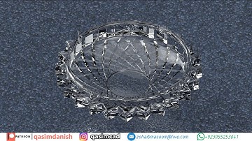 Ashtray 3D Modeling Using AutoCAD - QasimCAD