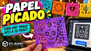 How to Make Papel Picado STL files for 3d Printing