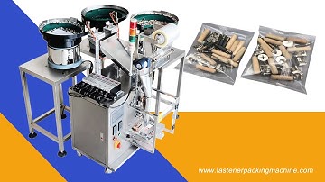 Automatic Sorting Counting Packing Machine For Nut Bolt Washer Screw Etc