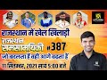 Rajasthan Current Affairs 2021 | #387 Important Questions |Sports Players in Rajasthan |Narendra Sir