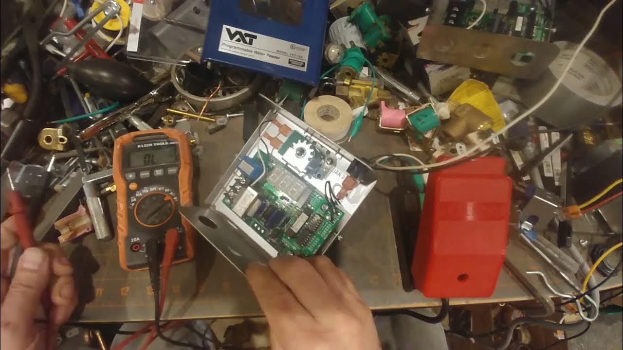 New Old Stock VXT120 Steam Boiler Automatic Water Feeder Has An Open