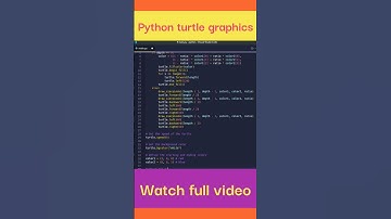 Learn How to Create Fun Graphics using Python Turtle - #Shorts  #Python #Trending #Subscribe