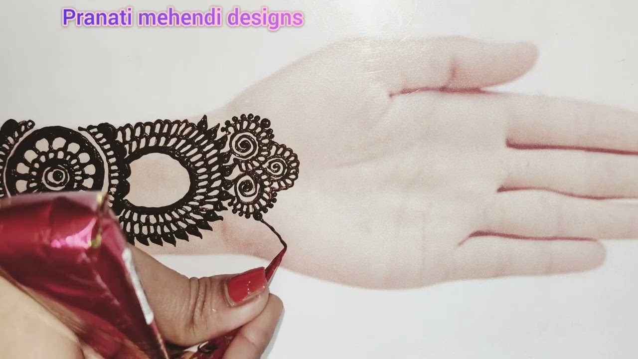 Very beautiful arabic mehendi design I simple arabic mehendi design I youtube l mehendi design l