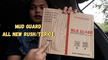 Buka & Pake Mud Guard All New Rush | #What.Do.I.Do