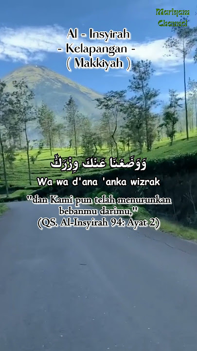 Surah Al - Insyirah | Muhammad Thoha al Junaid #surahpendek #shorts