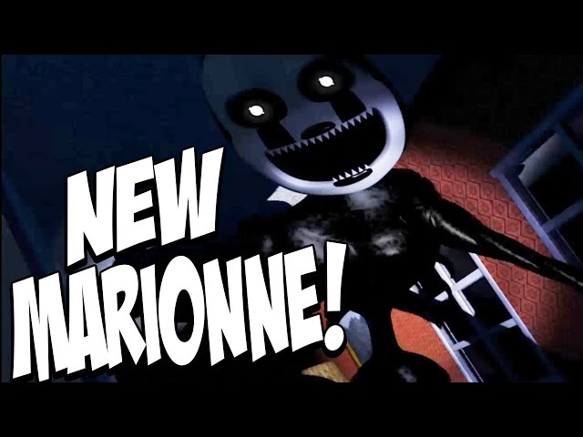 Five Nights at Freddys 4 Halloween Edition: NIGHTMARIONNE JUMPSCARE!  EXTREMELY CREEPY! NIGHT 7! 